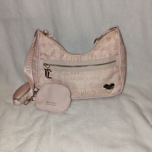 Juicy Couture Light Pink Hobo Bag with Pouch